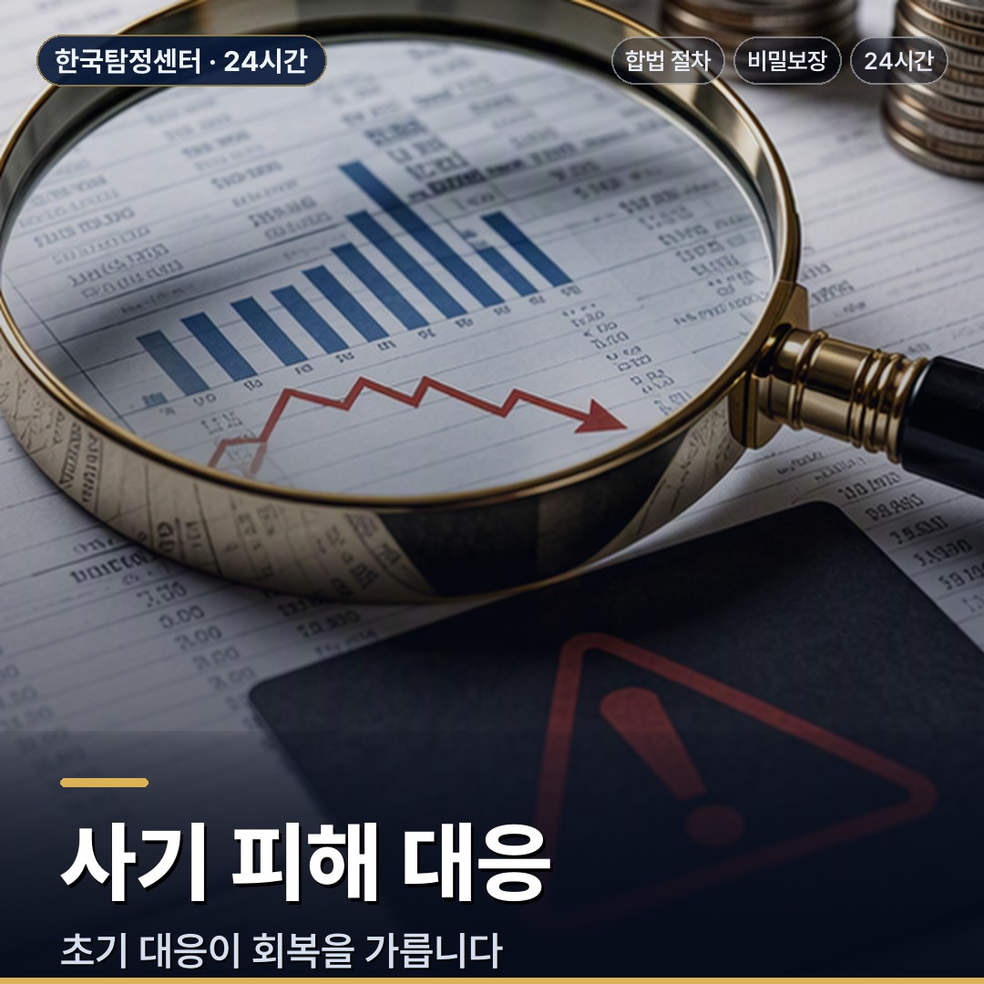 사천 흥신소 사기 피해 대응