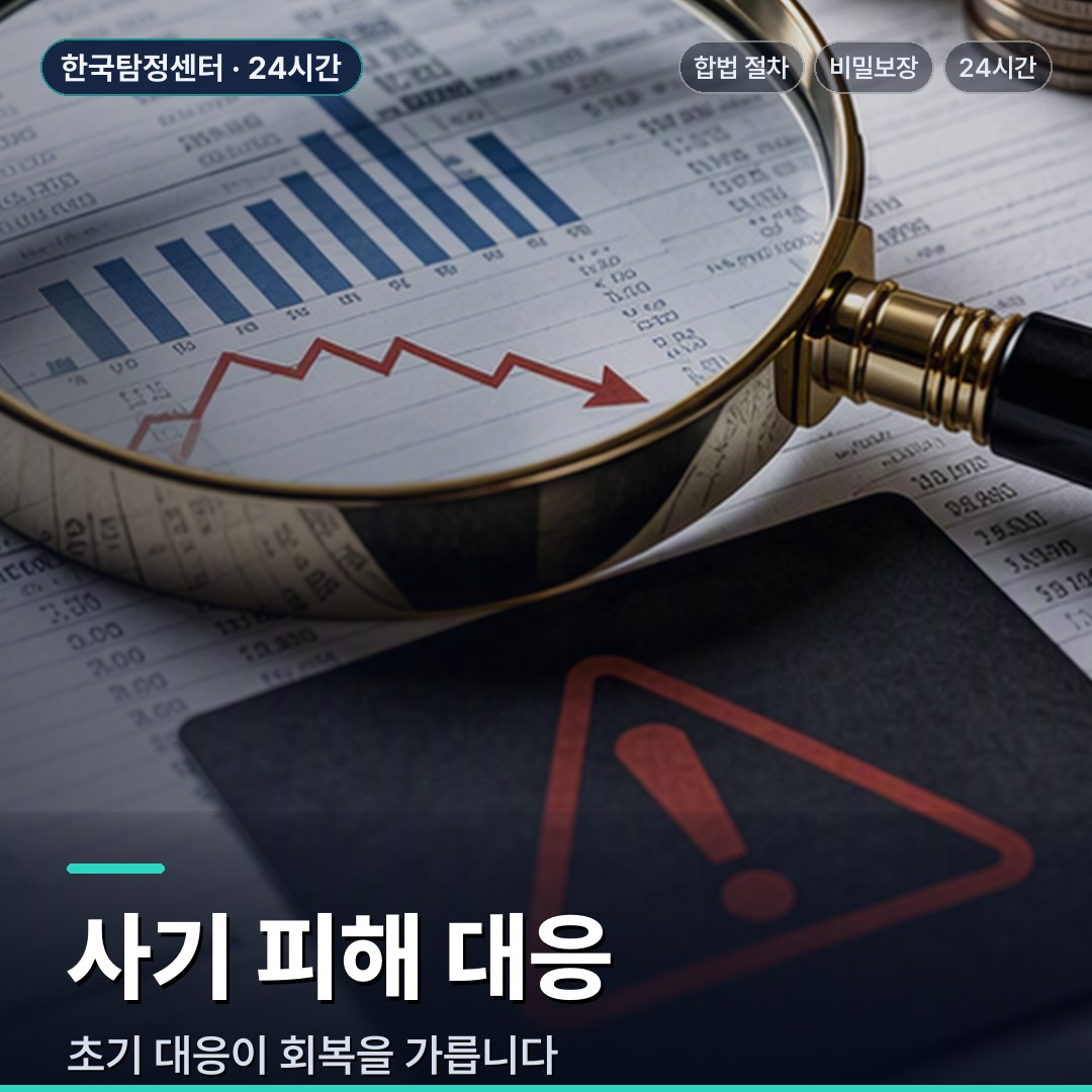 논산 흥신소 사기 피해 대응